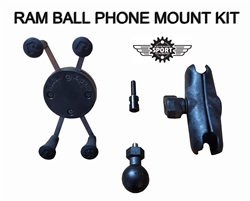 Concours 14 Ram Ball Phone Mounting Kit